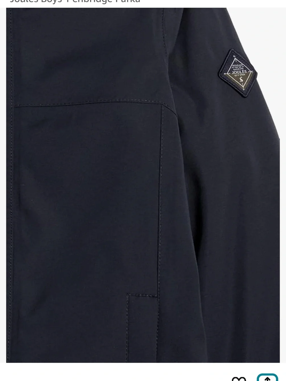 Joules Boys Penbridge Parka Jacket NWT